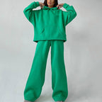 JuliaFashion - Two-Piece Pullovers Trousers Sports Set