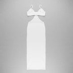 JuliaFashion - 2024 Sexy Brown Club Celebrity Evening Hollow Party Dresse