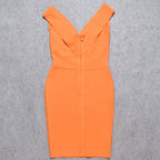 JuliaFashion - 2024 Sexy Deep V-Neck Sleeveless Bodycon Party Dress