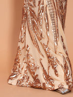 JuliaFashion - Sexy Off the Shoulder Sequin Party Dress