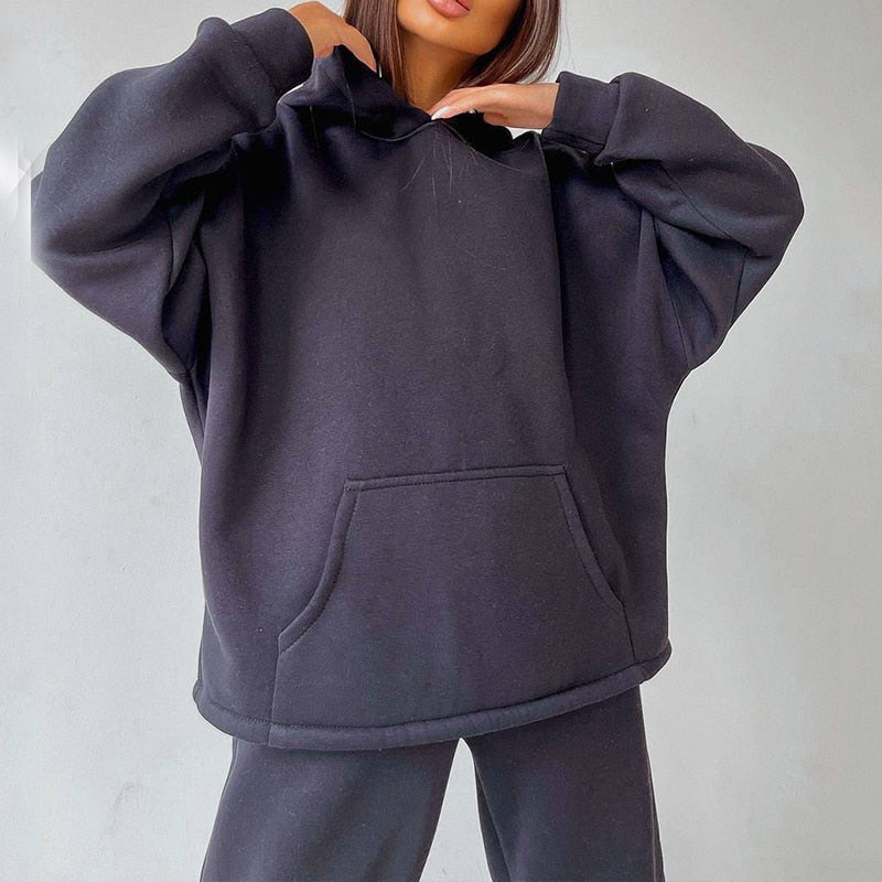 JuliaFashion - Two-Piece Pullovers Trousers Sports Set