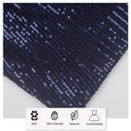 JuliaFashion - Sexy Silver Hollow Out Sequin Cocktail Dress