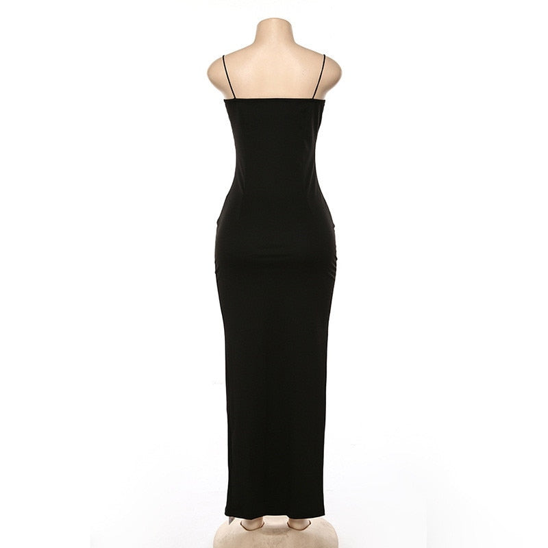 JuliaFashion - Sexy Sleeveless Camisole Clubwear Evening Party Dress