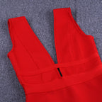 JuliaFashion - Sexy Cut Out Rayon Club Party Dress