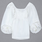 JuliaFashion-Lantern Bodycon Off Shoulder Mini Women Dress