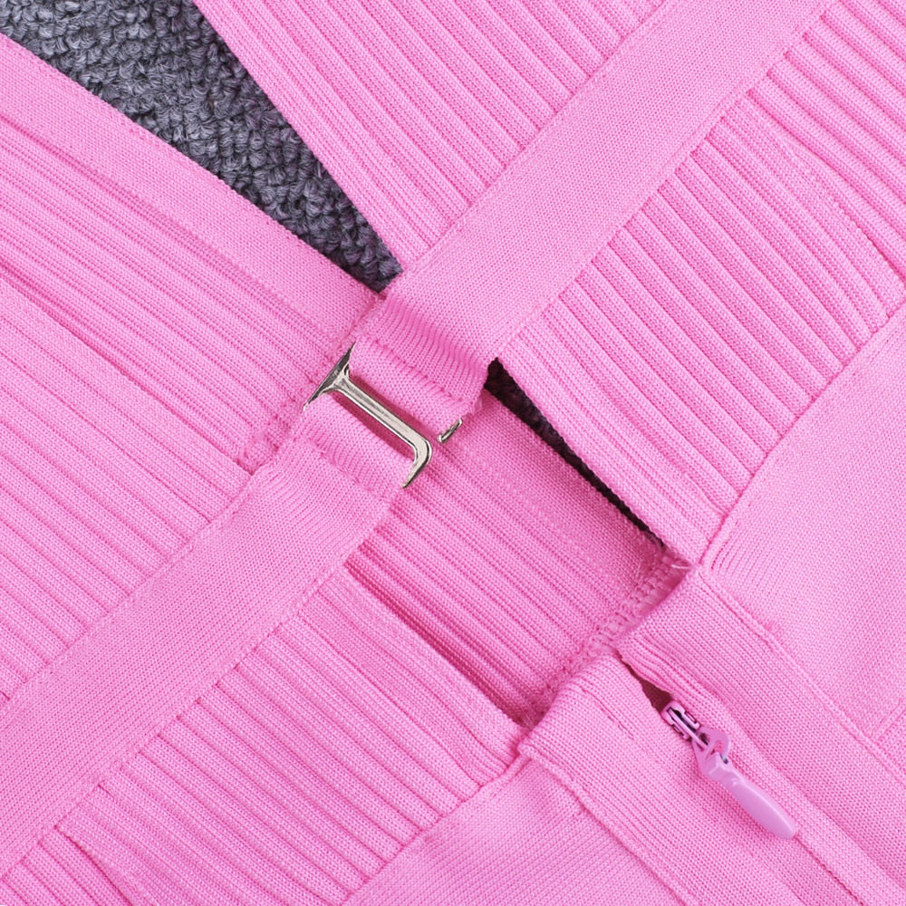 JuliaFashion - Sexy Cut Out Rayon Club Party Dress