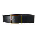 JuliaFashion - 2024 Vintage Gold Buckle Waistbands PU Leather Belts