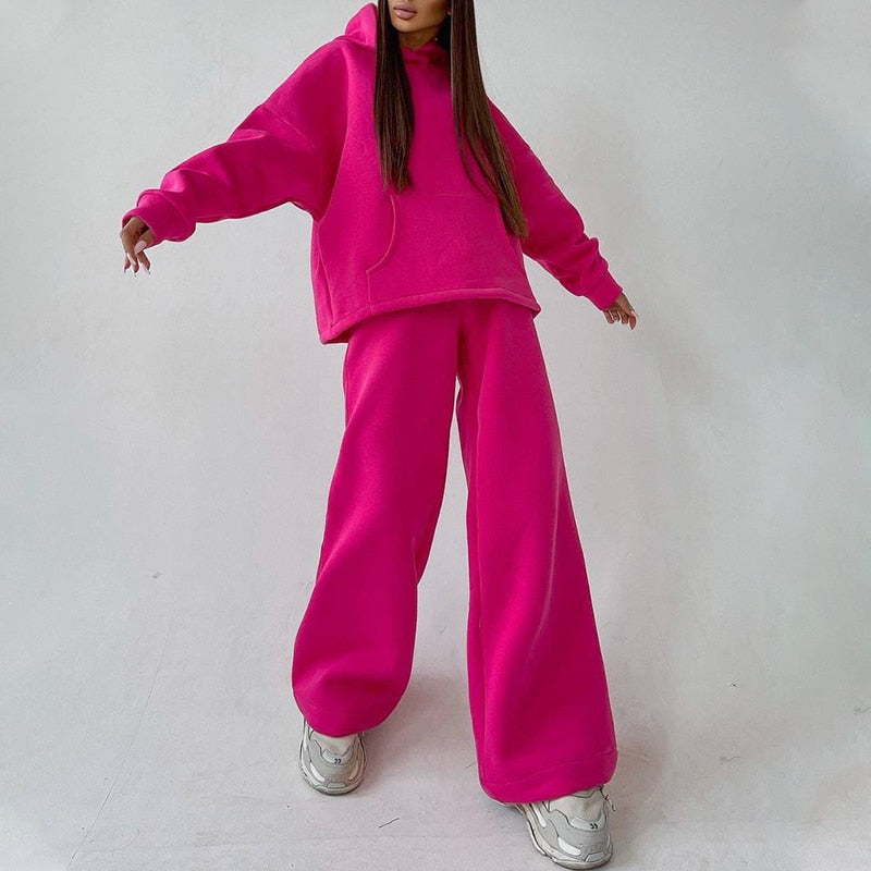 JuliaFashion - Two-Piece Pullovers Trousers Sports Set