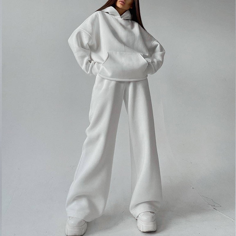JuliaFashion - Two-Piece Pullovers Trousers Sports Set