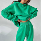 JuliaFashion - Two-Piece Pullovers Trousers Sports Set