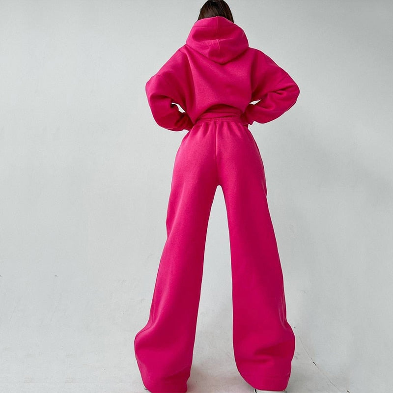 JuliaFashion - Two-Piece Pullovers Trousers Sports Set