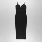 JuliaFashion - 2024 Sexy V-Neck Spaghetti Strap Club Celebrity Runway Dress