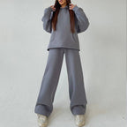 JuliaFashion - Two-Piece Pullovers Trousers Sports Set