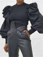 JuliaFashion - 2024  Solid Color OL Fashion Blouse