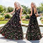 JuliaFashion - Vintage Maxi Long Dress for Parties