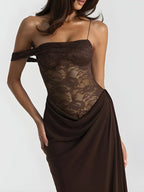 Lace Bodice Maxi Dress