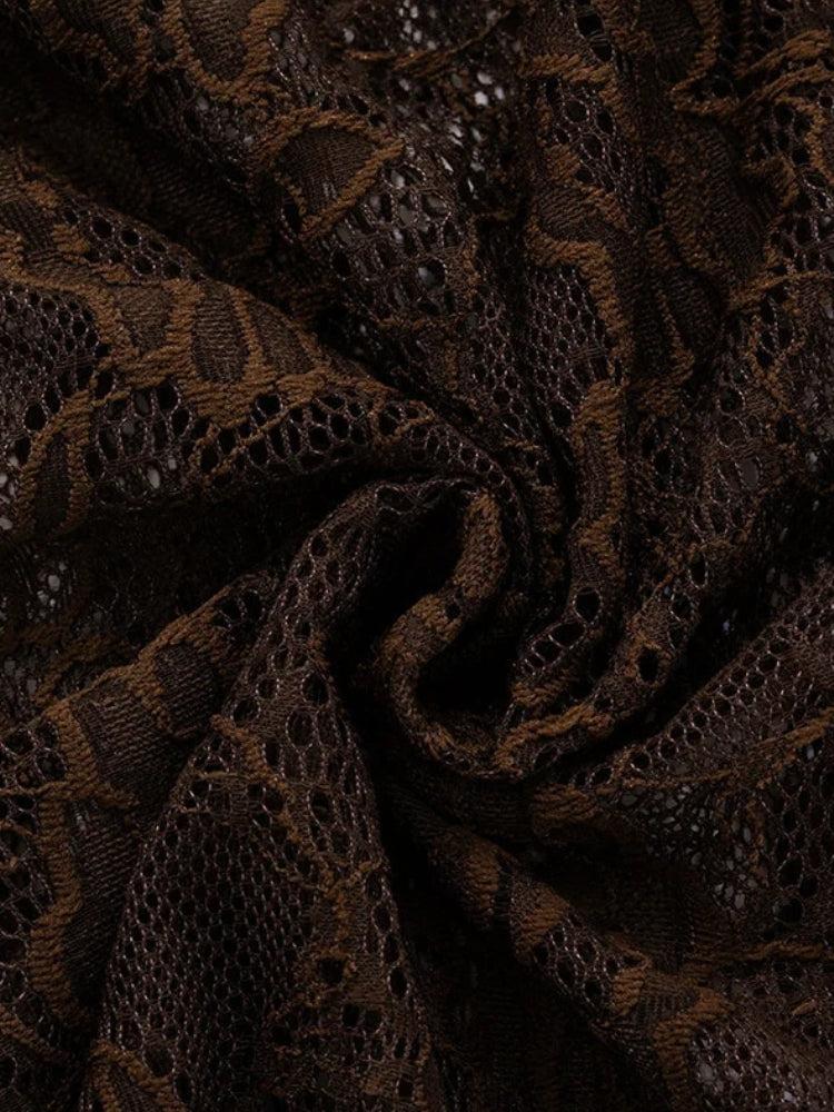 Lace Bodice Maxi Dress