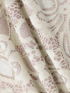 Lace Cut Out Mini Dress