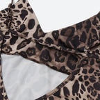 Leopard Backless Mini Dress