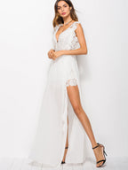 JuliaFashion-Little Crush Mesh Lace Maxi Dress