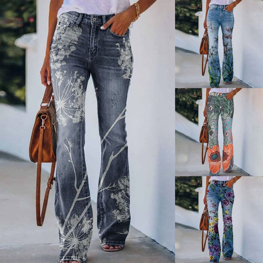 JuliaFashion - 2024 Streetwear Wide Leg Grunge Trousers