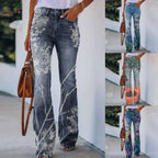 JuliaFashion - 2024 Streetwear Wide Leg Grunge Trousers