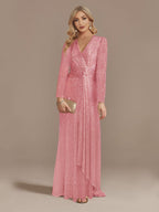 JuliaFashion - 2024 Wedding Sequins Guests Prom Cocktail Dresses