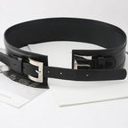 JuliaFashion-Leather Corset Cummerbunds Wild Pin Buckle Belt