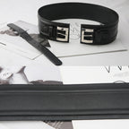JuliaFashion-Leather Corset Cummerbunds Wild Pin Buckle Belt