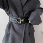 JuliaFashion-Elastic Vintage Luxury Ladies Wide Belt
