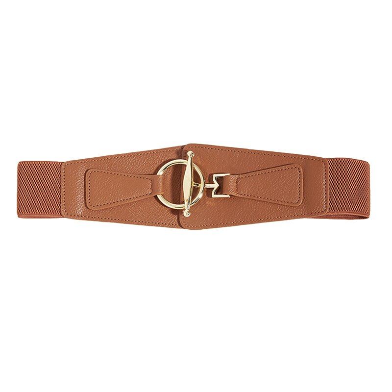 JuliaFashion-Elastic Vintage Luxury Ladies Wide Belt