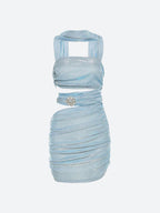 Mermaidcore Glitter Mini Dress