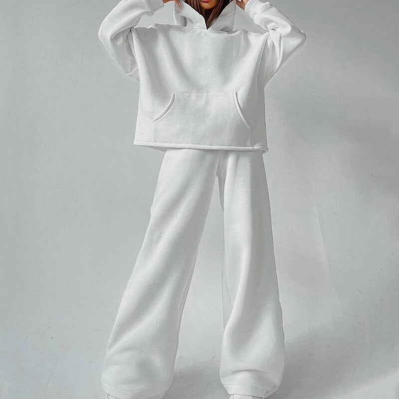 JuliaFashion - Two-Piece Pullovers Trousers Sports Set