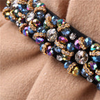 JuliaFashion-New Dress Rhinestone Tunic Belt