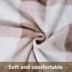 JuliaFashion-2 Pieces Female Plaid Warm Pajamas Set