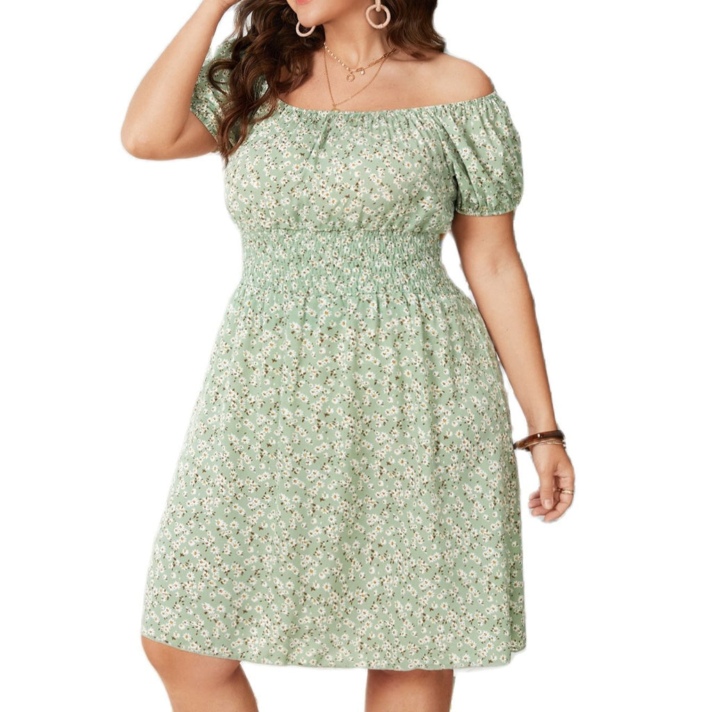 JuliaFashion-Off Shoulder Casual Elegant Midi Green Dresses