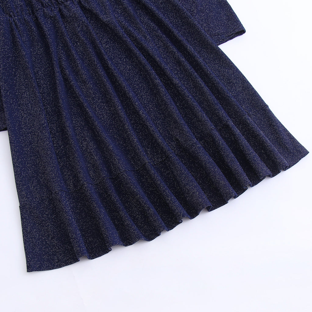 JuliaFashion - Sexy Curve V-Neck Long Sleeve Evening Party Dress