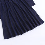 JuliaFashion - Sexy Curve V-Neck Long Sleeve Evening Party Dress