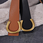 JuliaFashion - 2024 Punk Vintage Big Buckle Belts