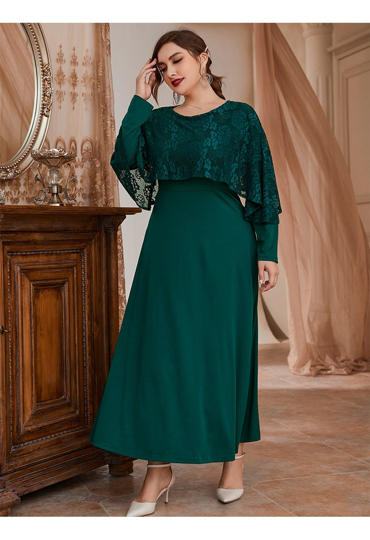 JuliaFashion-Pleated Casual O-Neck Stylish Elegant Dress