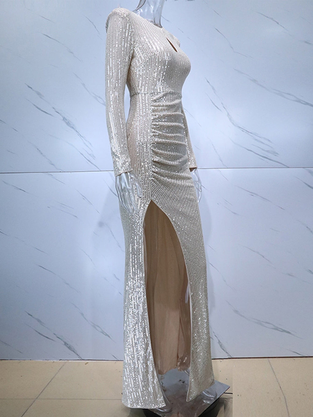 JuliaFashion - Sequin Elegant Glitter Birthday Party Dress