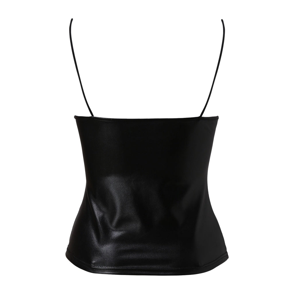 JuliaFashion - Vintage Lace Corset Crop Top Cami Tops