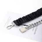 JuliaFashion - 2024 Punk Women Elastic Wide Belts Silver