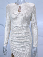 JuliaFashion - Sequin Elegant Glitter Birthday Party Dress