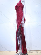 JuliaFashion - Sexy Backless Corset Sequin Elegant Prom Dresses