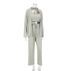 JuliaFashion-Knitted Casual Long Sleeve Pajama Set