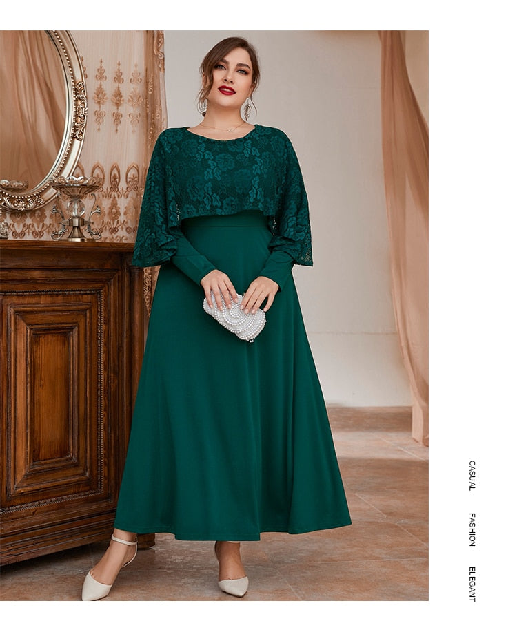 JuliaFashion-Pleated Casual O-Neck Stylish Elegant Dress