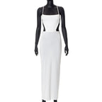 JuliaFashion - 2024 Sexy Criss Cross Bandage Beach Party Dress