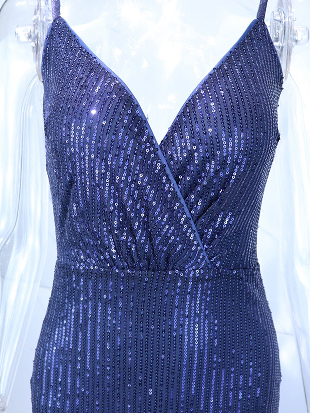 JuliaFashion - Sexy Backless Corset Sequin Elegant Prom Dresses