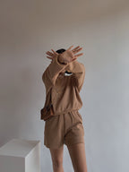 JuliaFashion-High Quality Hoodies Tracksuits 2 Piece Set